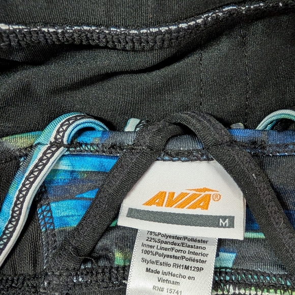 Avia Women's Multi-Color Strappy Crossback Sports Bra - Picture 3 of 4